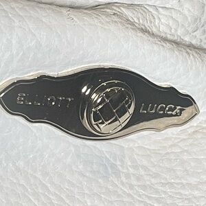 Elliott Lucca White Textured Leather Bag